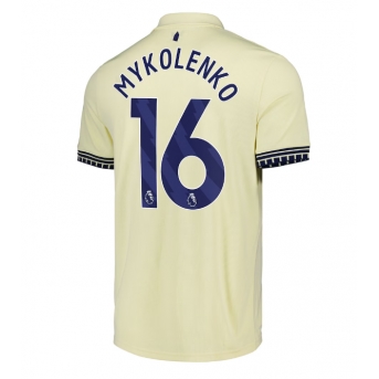 Billige Fotballdrakt Everton Vitaliy Mykolenko #16 Replika Bortedrakt 2025-26 Kortermet